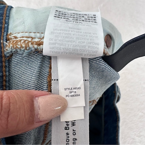 *SOLD* Madewell High-Rise Denim Shorts Button-Front Edition Size 26 - Picture 10 of 11